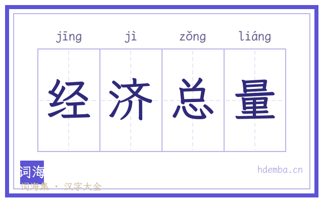 经济总量的书法字